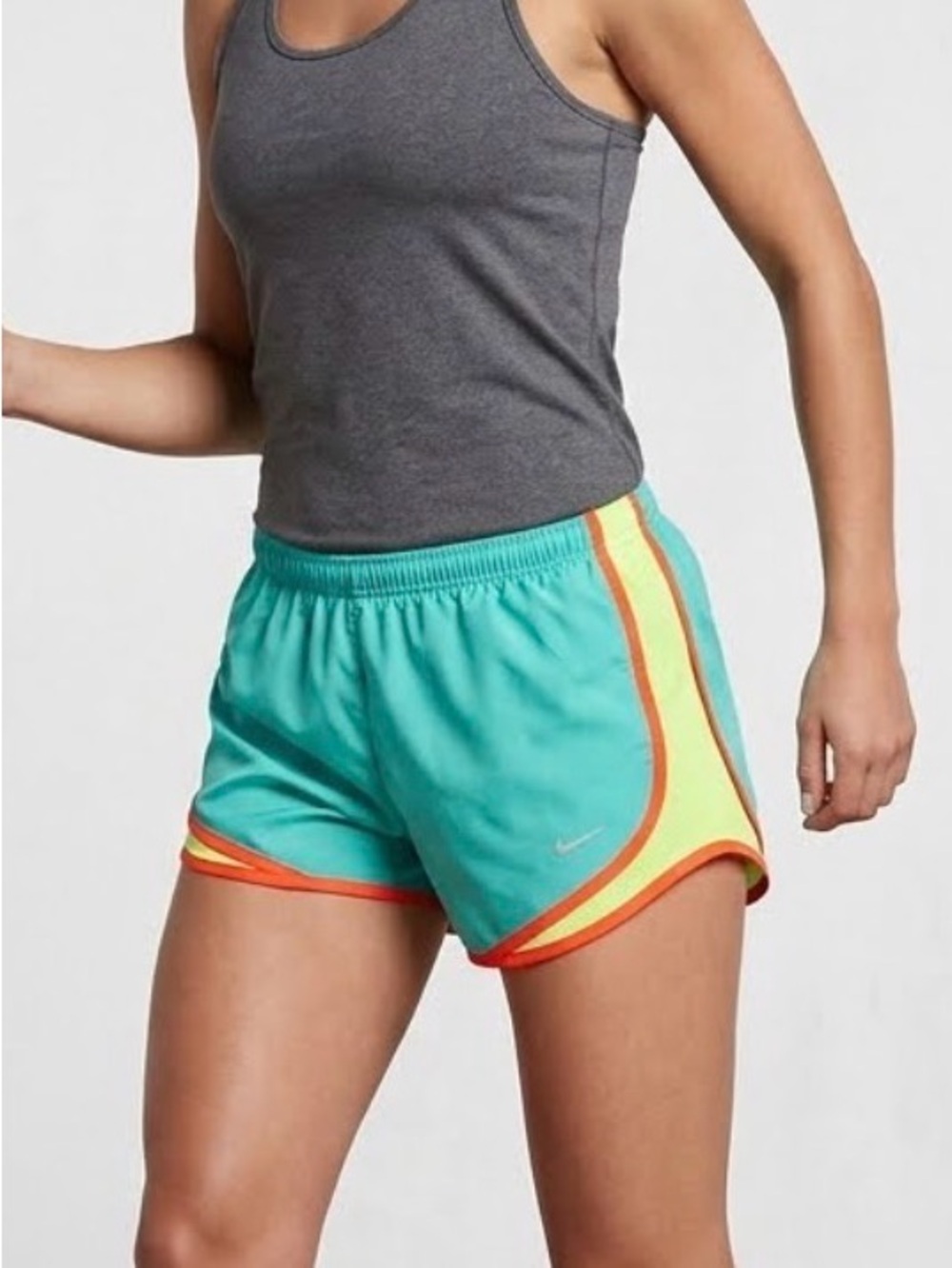 Nike Dri-fit shorts size small women’s Aqua with built in liner
